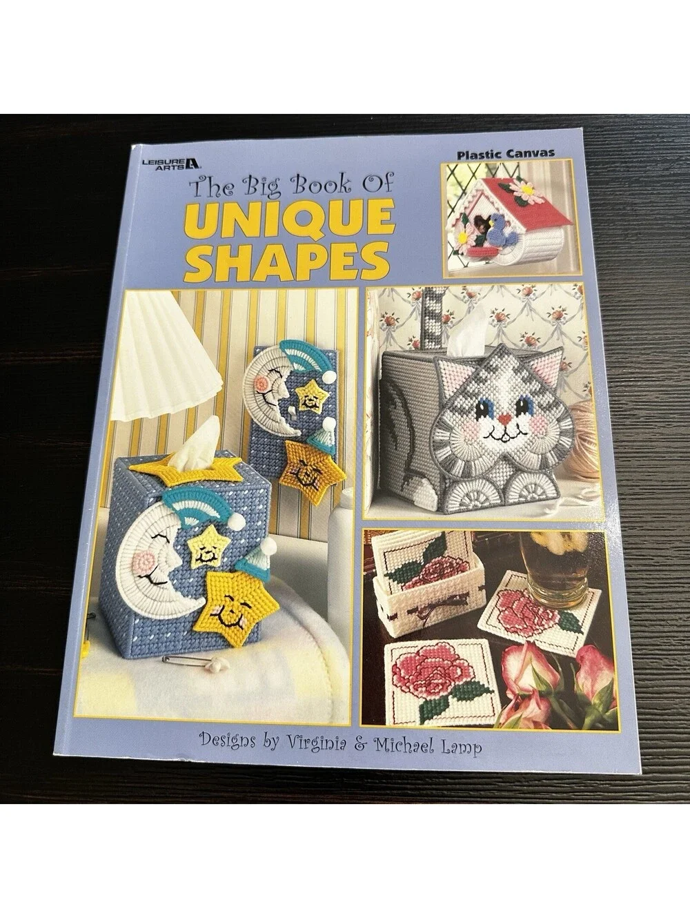 Leisure Arts The Big Book Of Unique Shapes Plastic Canvas Instruction Book VGC